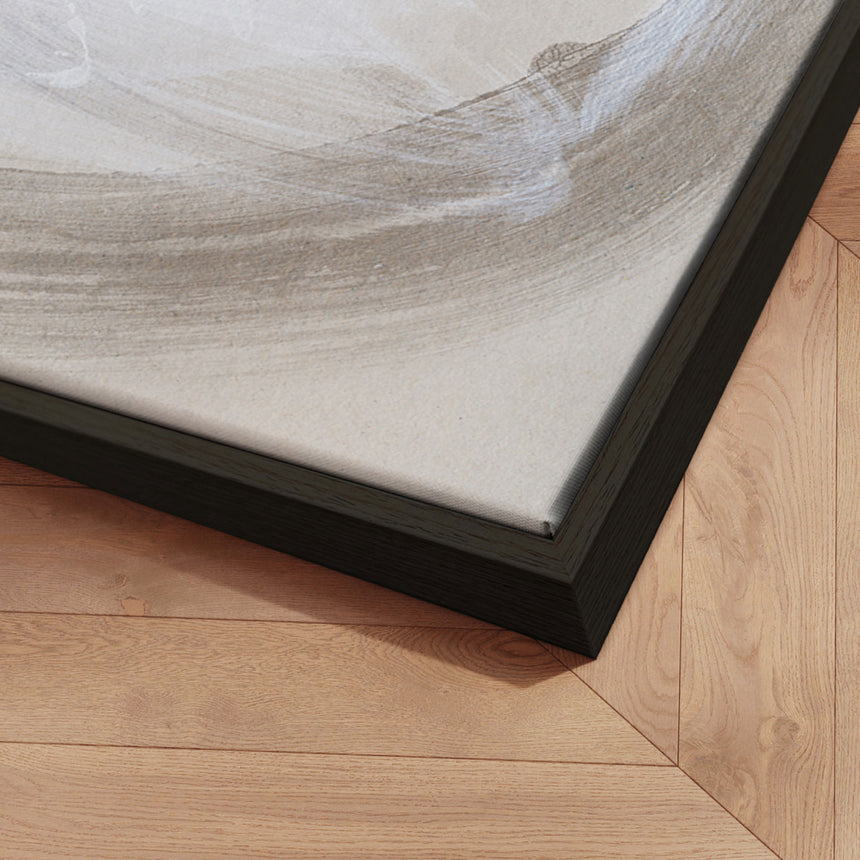 Håndlavet maleri med ramme - Abstract Brush Strokes 146 - Mareike Böhmer - Mixed media