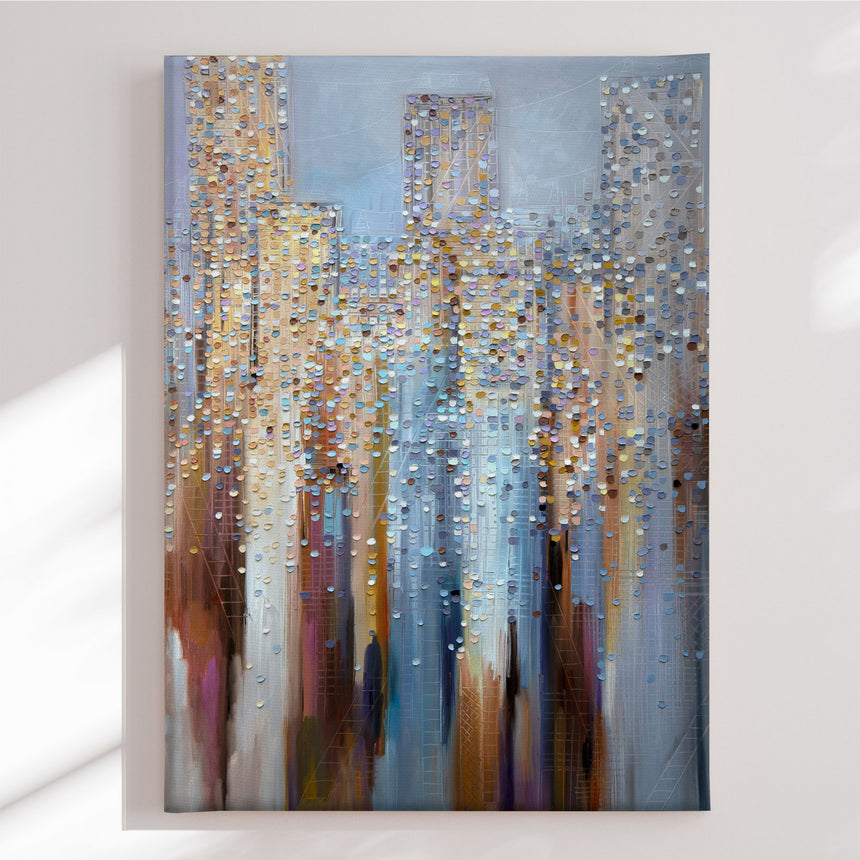 Lærredstryk - City in the Clouds - Ekaterina Ermilkina