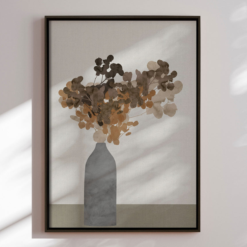 Lærredstryk - Muted Blooms Display - Cartissi