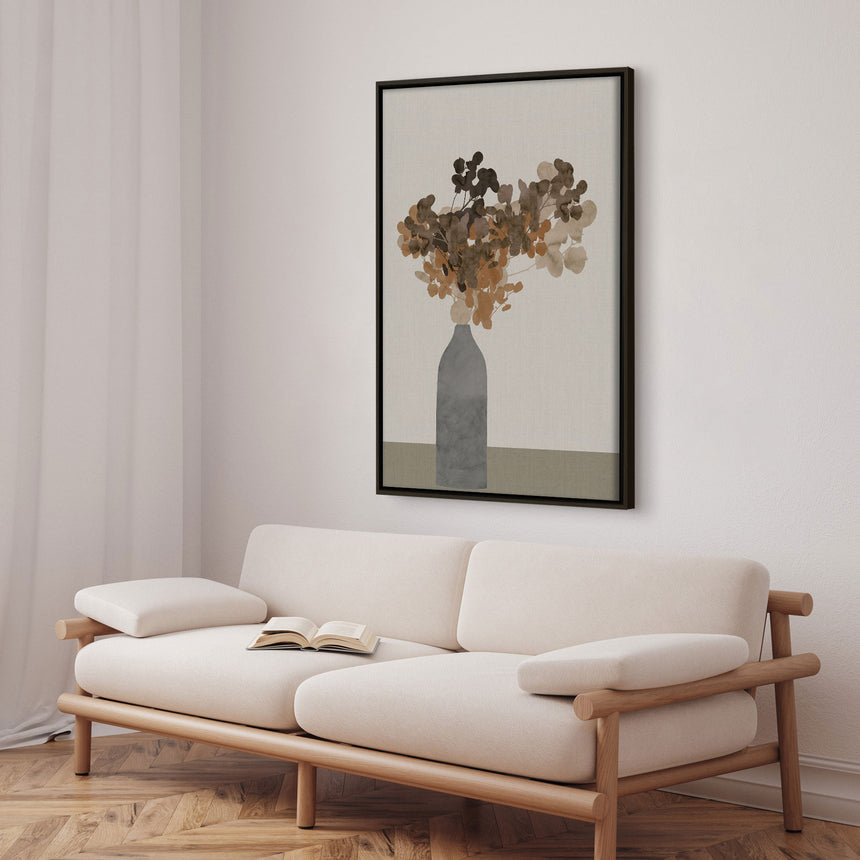 Lærredstryk - Muted Blooms Display - Cartissi