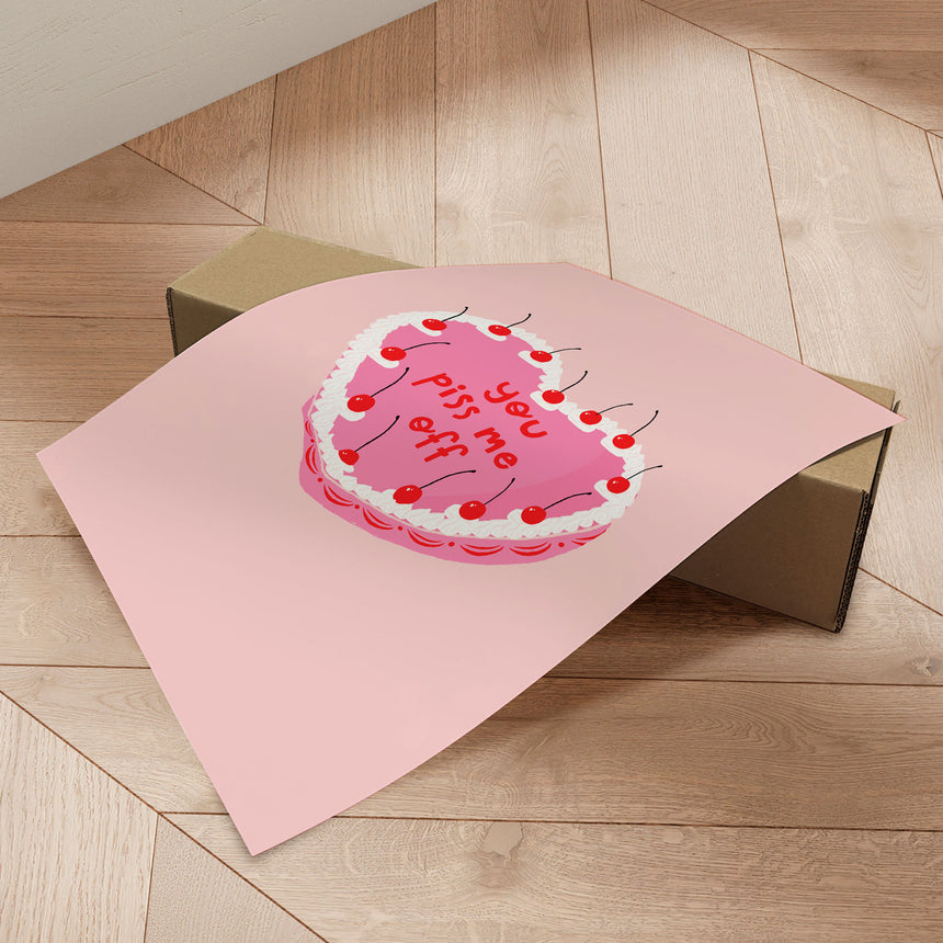 Plakat - You Piss Me Off - Duchess Plum