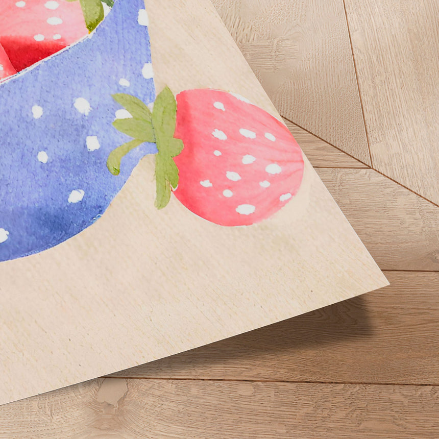 Plakat - Fresh Strawberry Bowl - Ohkimiko