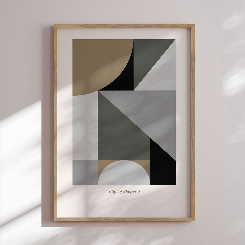 Plakat - Play of Shapes lll - Mareike Böhmer