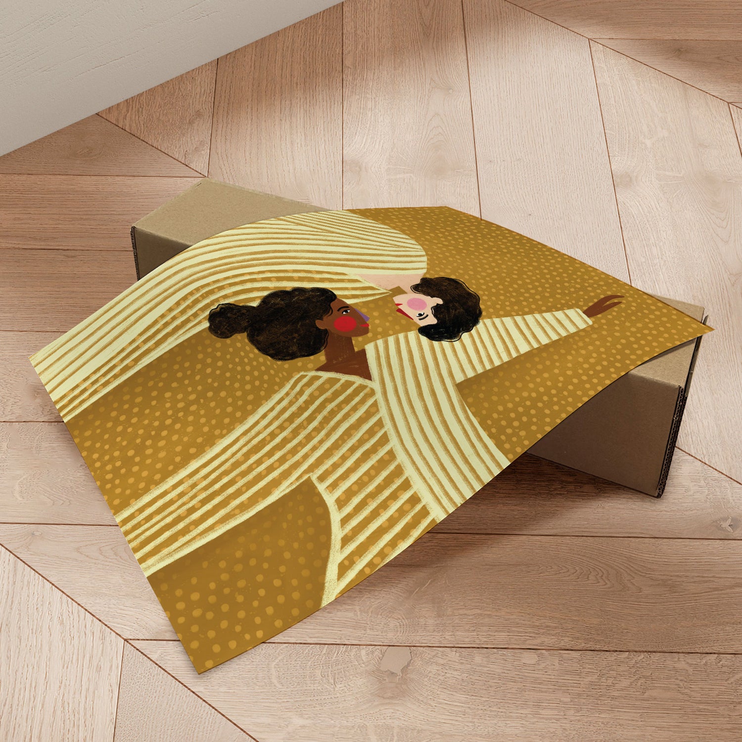 Plakat - Two Line Women - Bea Müller - Incado