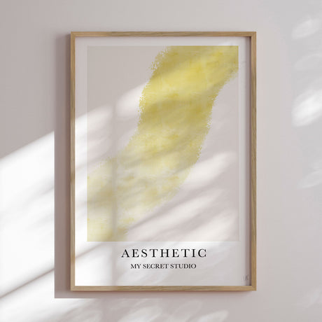 Plakat - Yellow Aesthetic - Anne-Marie Volfova - Incado