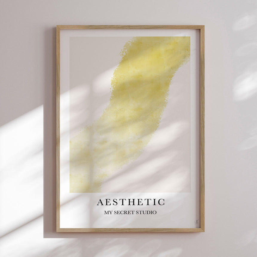 Plakat - Yellow Aesthetic - Anne-Marie Volfova - Incado