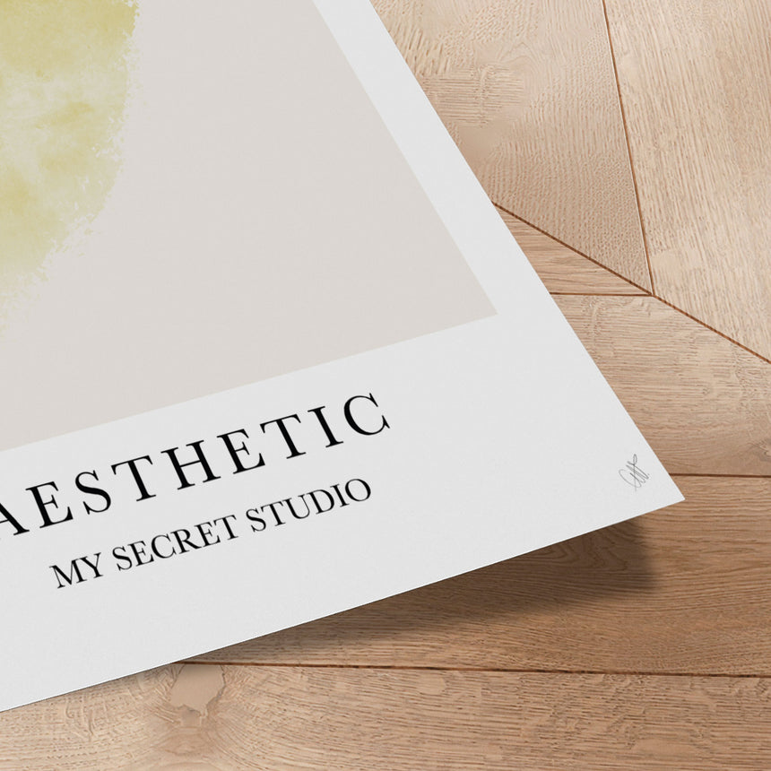 Plakat - Yellow Aesthetic - Anne-Marie Volfova - Incado