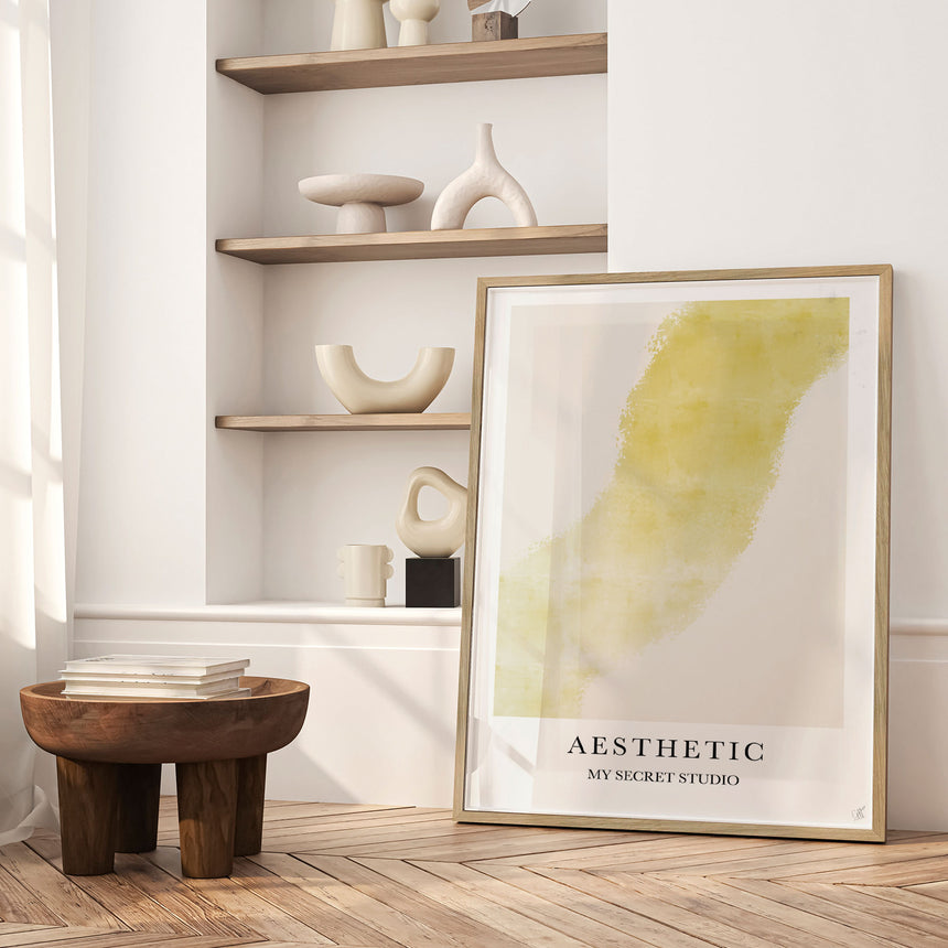 Plakat - Yellow Aesthetic - Anne-Marie Volfova - Incado
