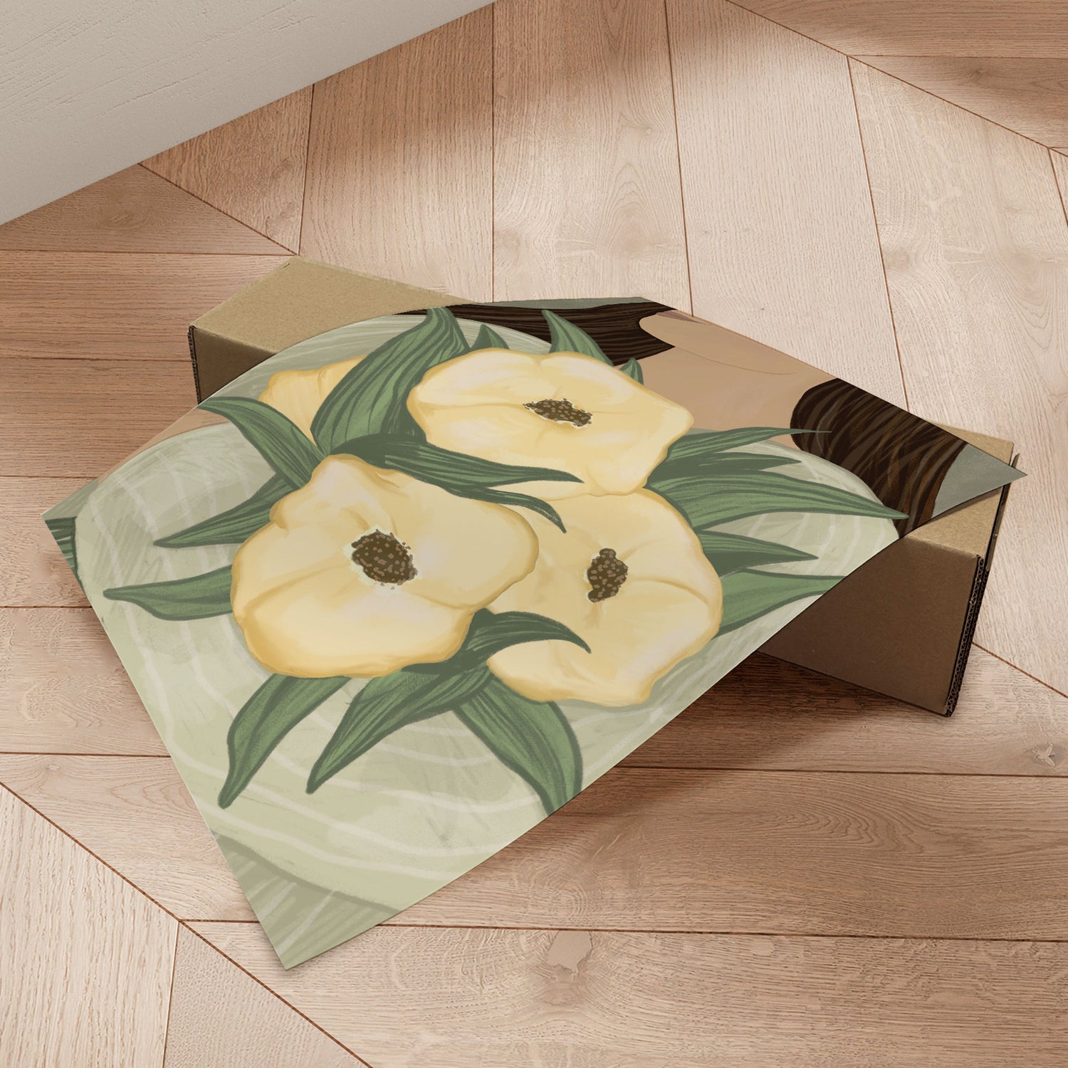 Plakat - Pale Yellow Flowers - EMELIEmaria - Incado