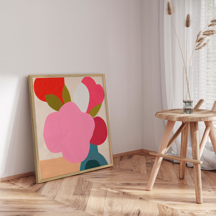 Plakat - Flowers Abstract II - The Printable Studio