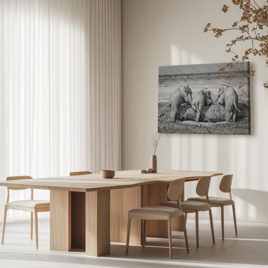 Lærredstryk - Three Guys - Marcel Egger