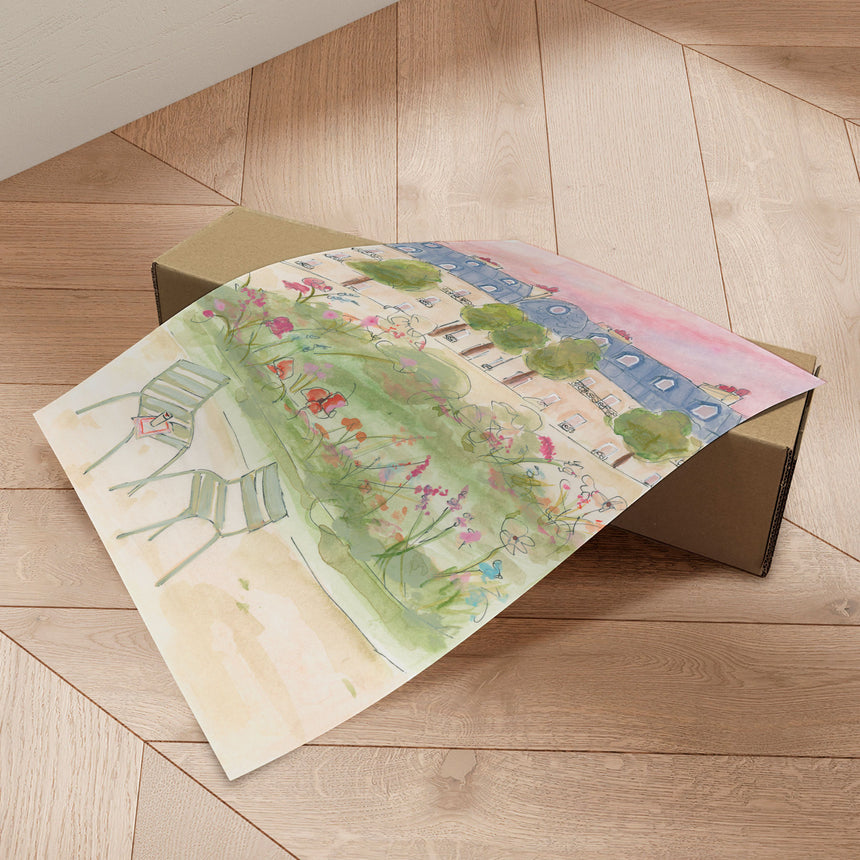 Plakat - Parisian Garden - Katharina Pruitscher