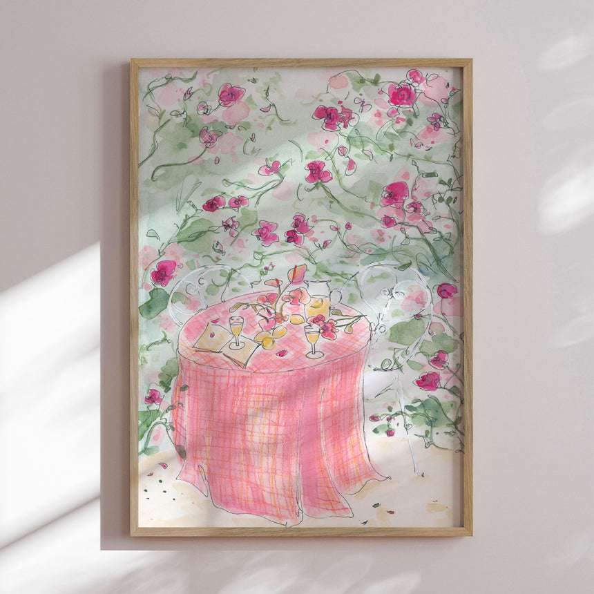 Plakat - Lemonade Garden Party - Katharina Pruitscher