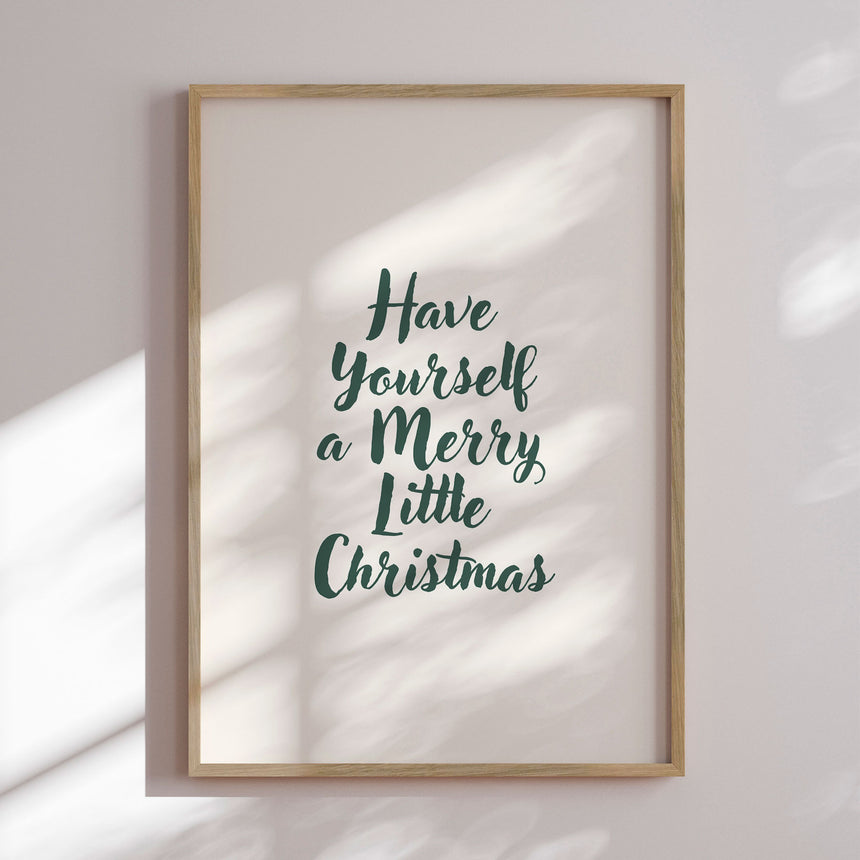 Plakat - A Merry Little Christmas - Prints by Ayleen