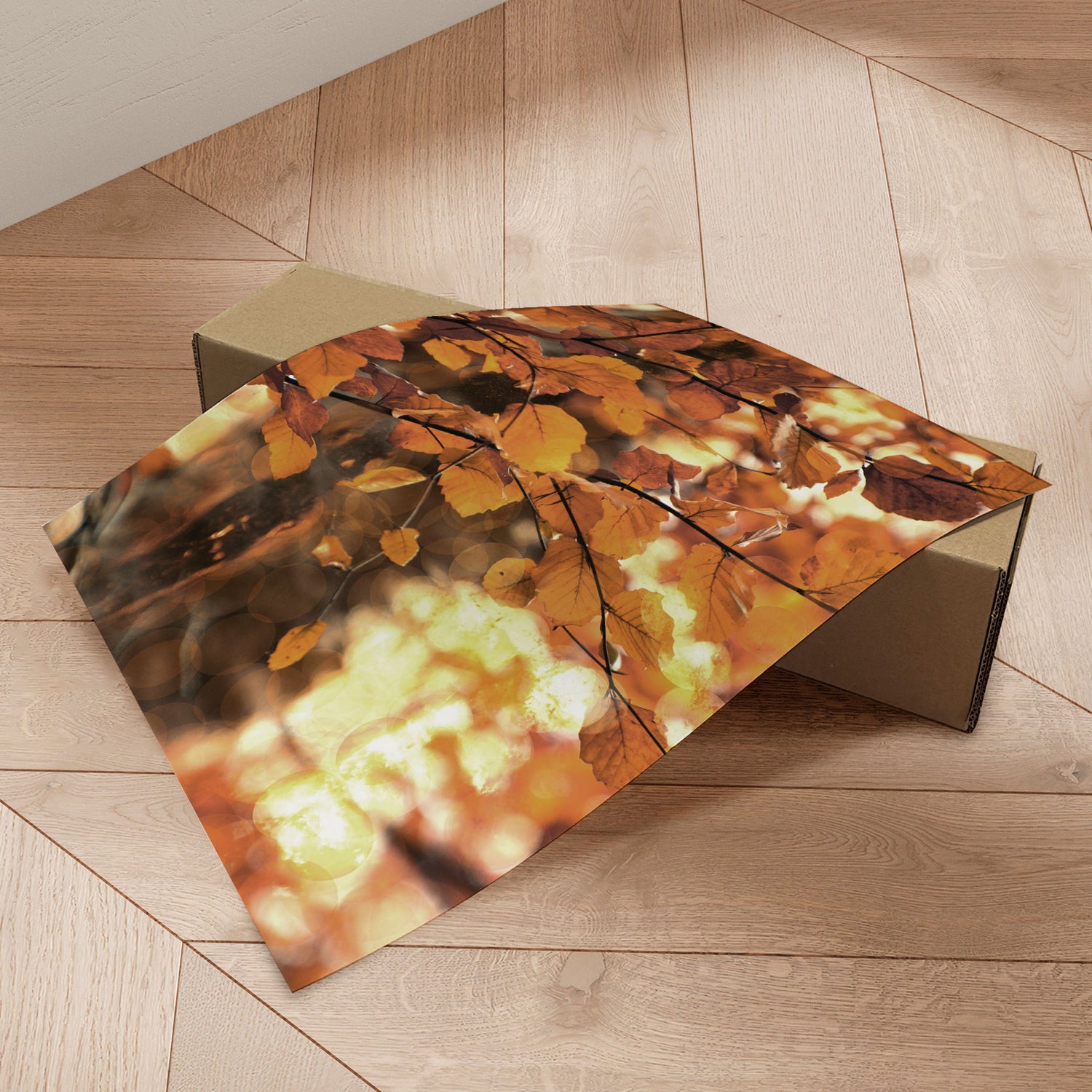 Plakat - Golden Leaves - Christina Sillen