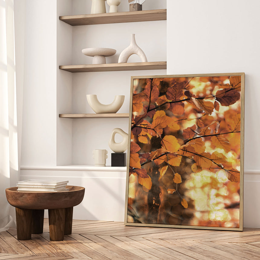 Plakat - Golden Leaves - Christina Sillen