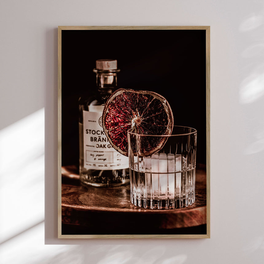 Plakat - Gin and Orange - Manuel Klappacher