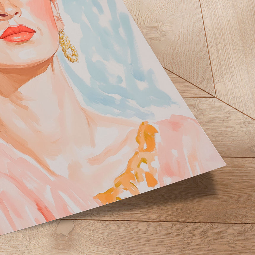 Plakat - Pastel Frida - Melloi Art Prints