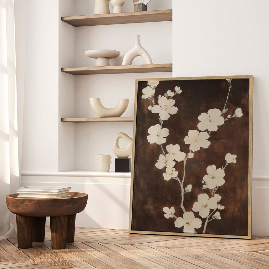 Plakat - White Cherry Blossom - Melloi Art Prints