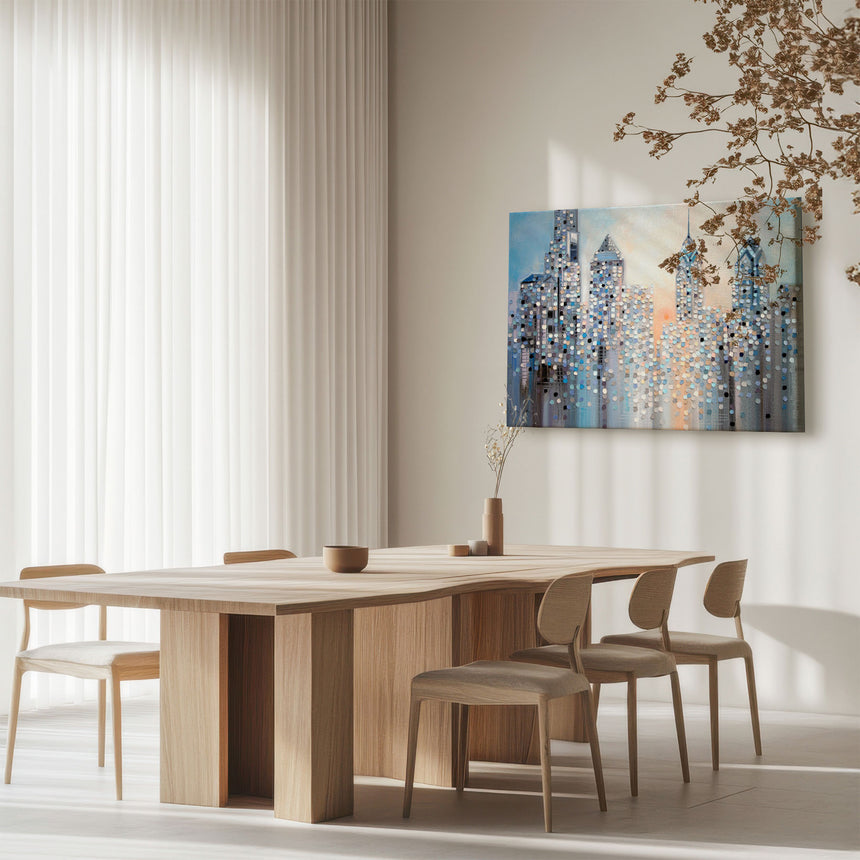 Lærredstryk - Sunrise In Philadelphia - Ekaterina Ermilkina