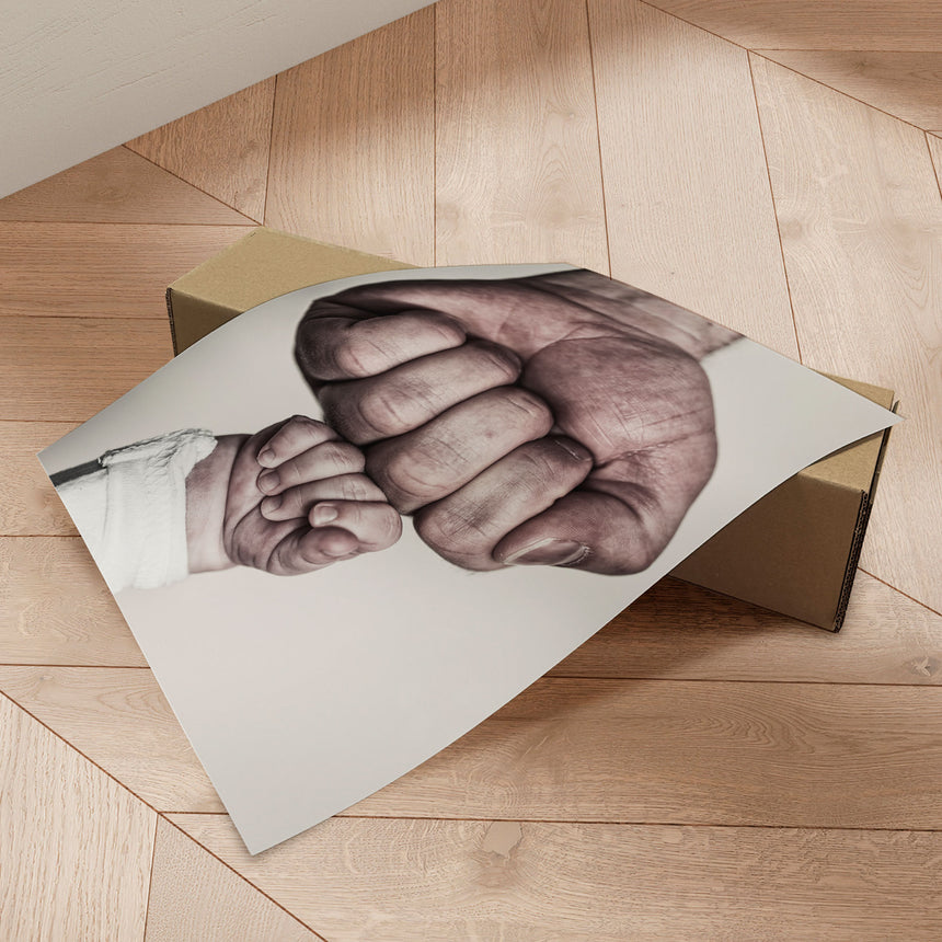 Plakat - Fist Bump Generations - Günter Kleber