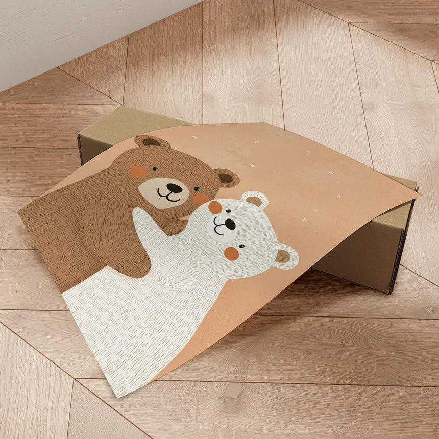 Plakat - Bear Hug Bliss - Treechild