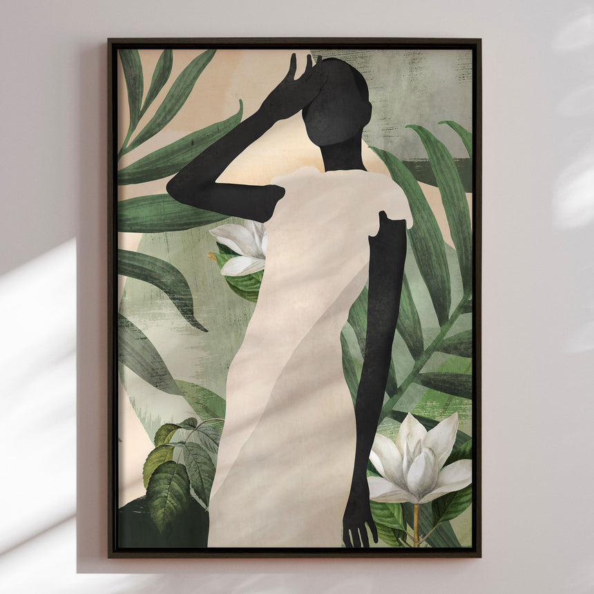 Lærredstryk - Tropical Girl - ThingDesign