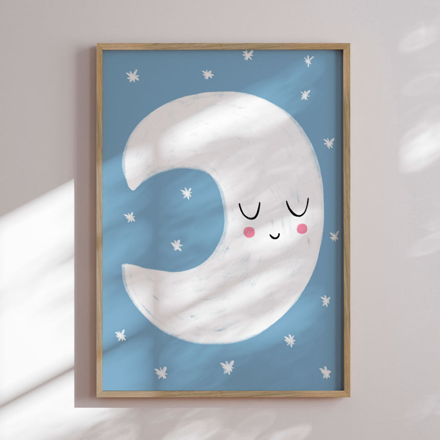 Plakat - Sleepy Moon - Bainai