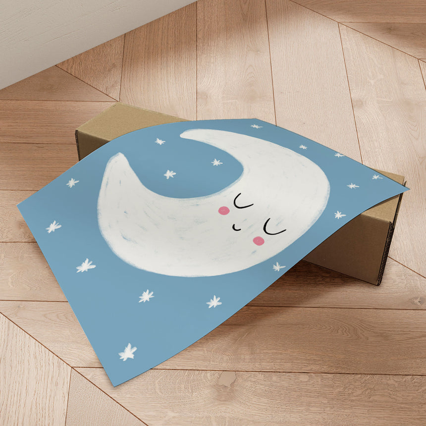 Plakat - Sleepy Moon - Bainai