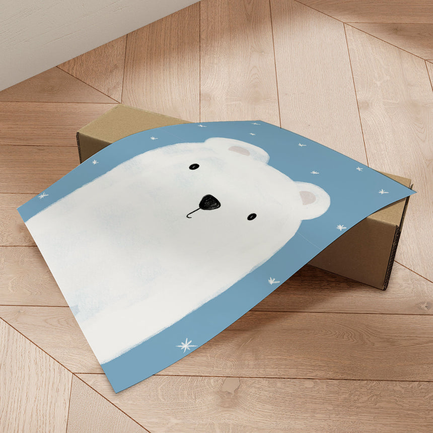 Plakat - Cute Polar Bear - Bainai