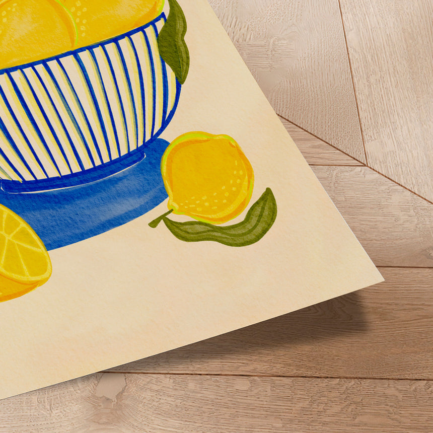 Plakat - Fresh Lemon Bowl - Nikita Jariwala