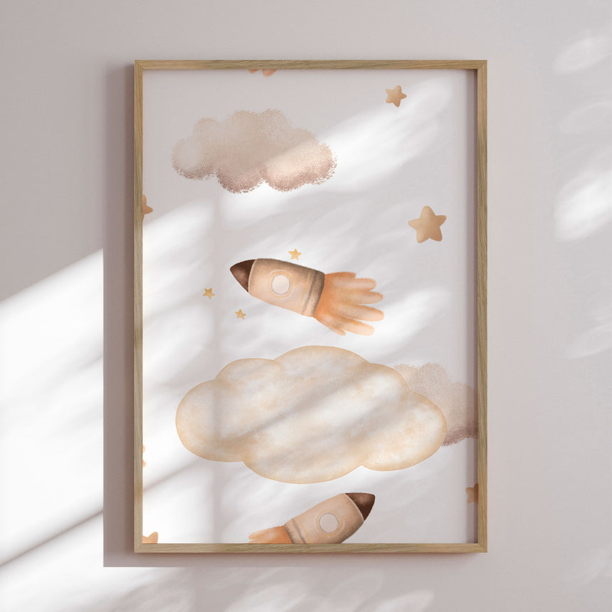 Plakat - Rocket Adventure - Saskia Michele