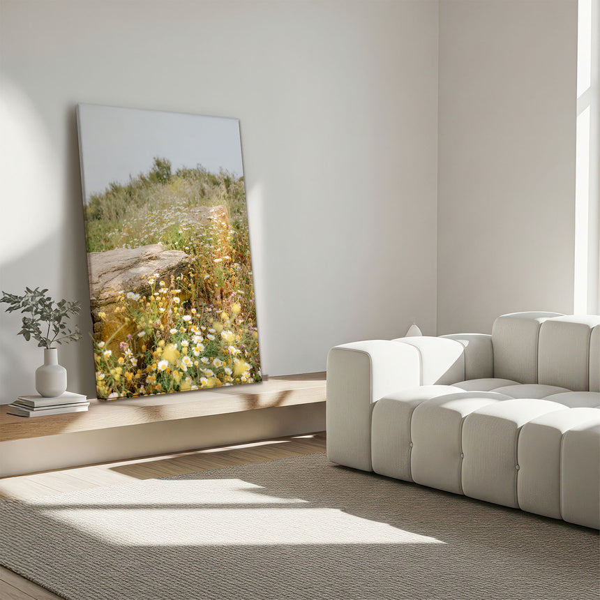 Lærredstryk - Golden Wildflower Meadow - Raisa Zwart