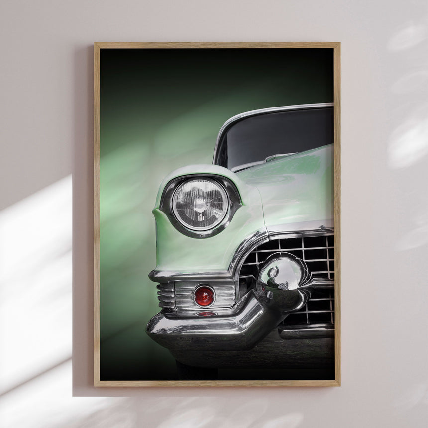 Plakat - Green Classic Car - Beate Gube