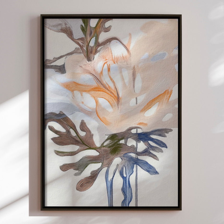 Lærredstryk - April flowers I - Alma