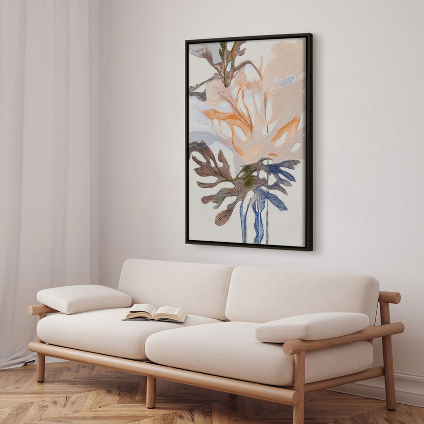 Lærredstryk - April flowers I - Alma