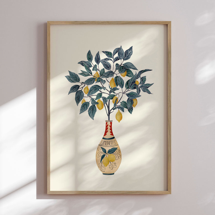 Plakat - Limoncello Lemon Tree - CATS AND DOTZ