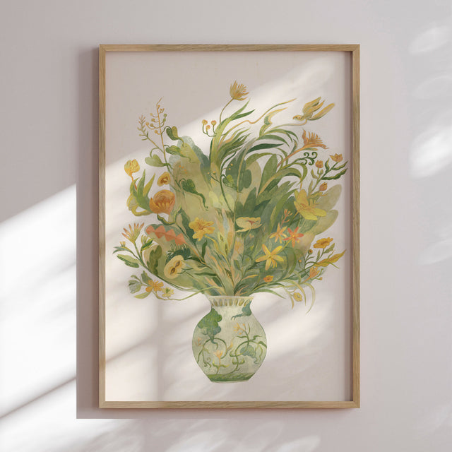 Plakat - A Vase Full Of Flowers - Hieuchau - Incado