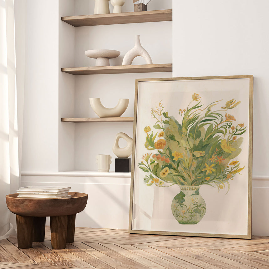 Plakat - A Vase Full Of Flowers - Hieuchau - Incado