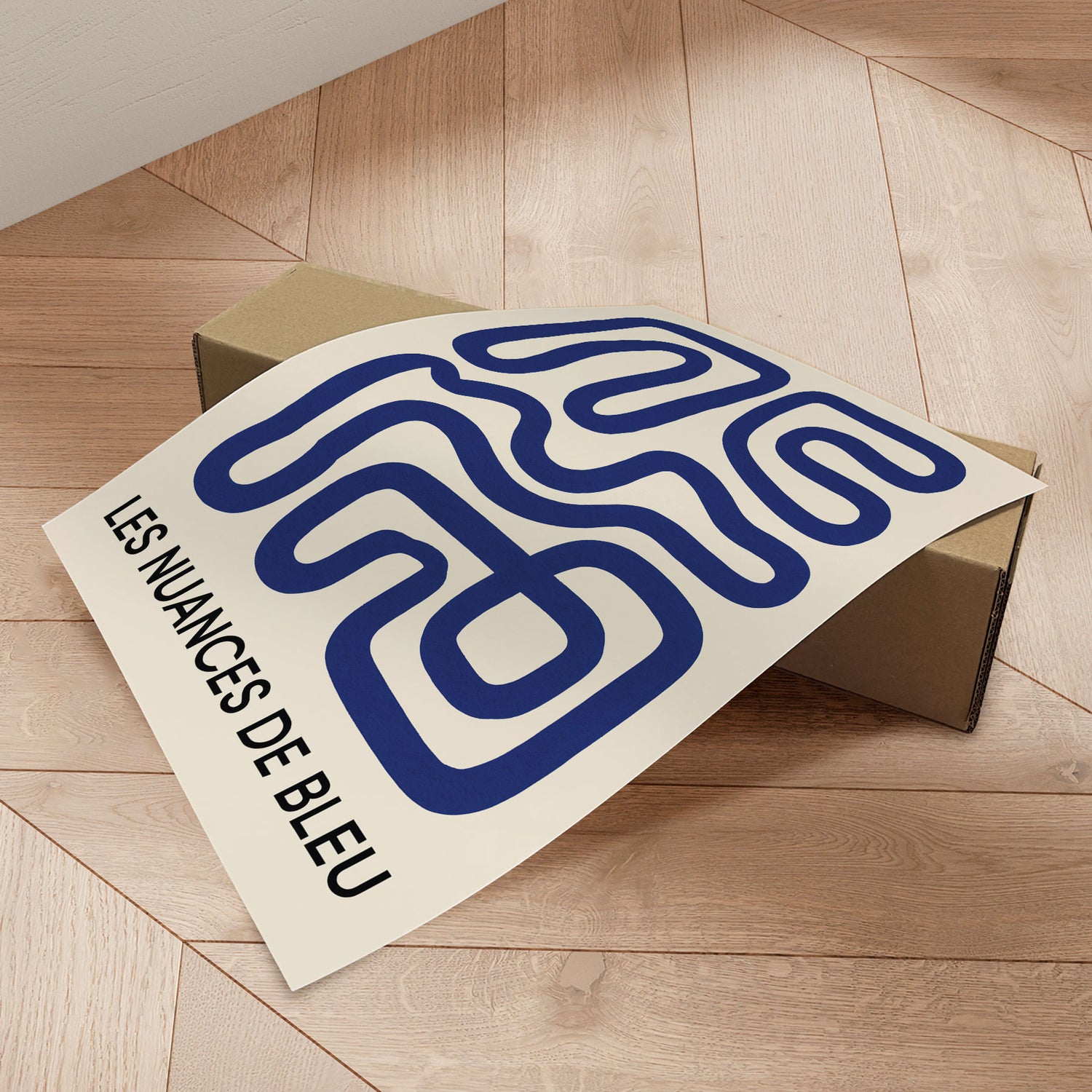 Plakat - Blue Maze Flow - Treechild - Incado