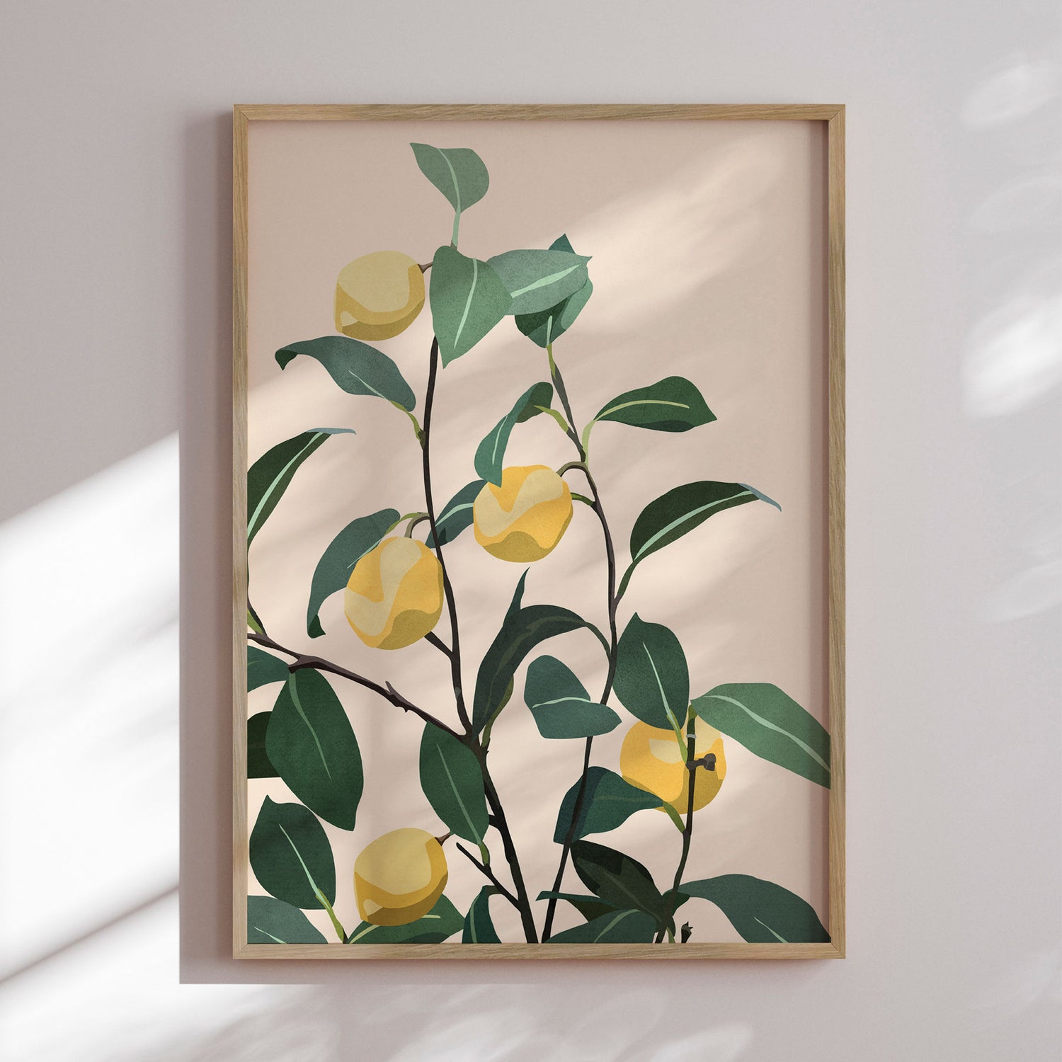 Plakat - Citrus Serenity - City Art - Incado