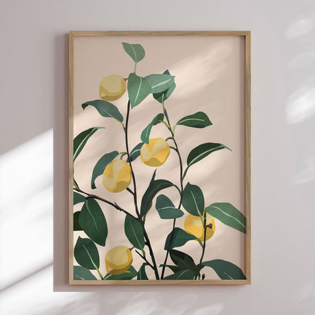 Plakat - Citrus Serenity - City Art - Incado
