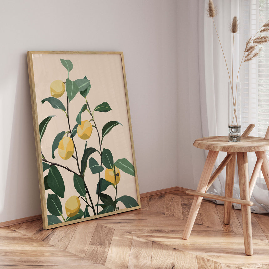 Plakat - Citrus Serenity - City Art - Incado