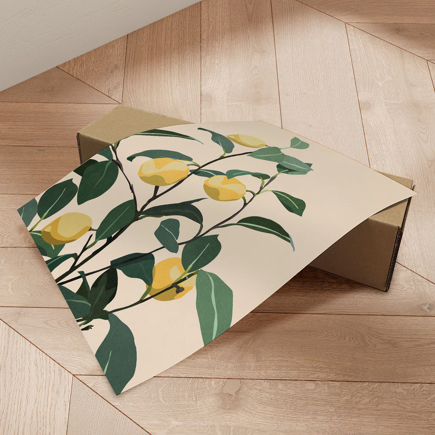 Plakat - Citrus Serenity - City Art - Incado