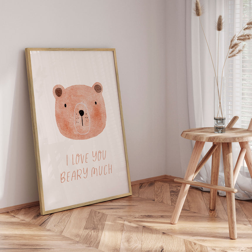 Plakat - Love You Beary Much - Saskia Michele