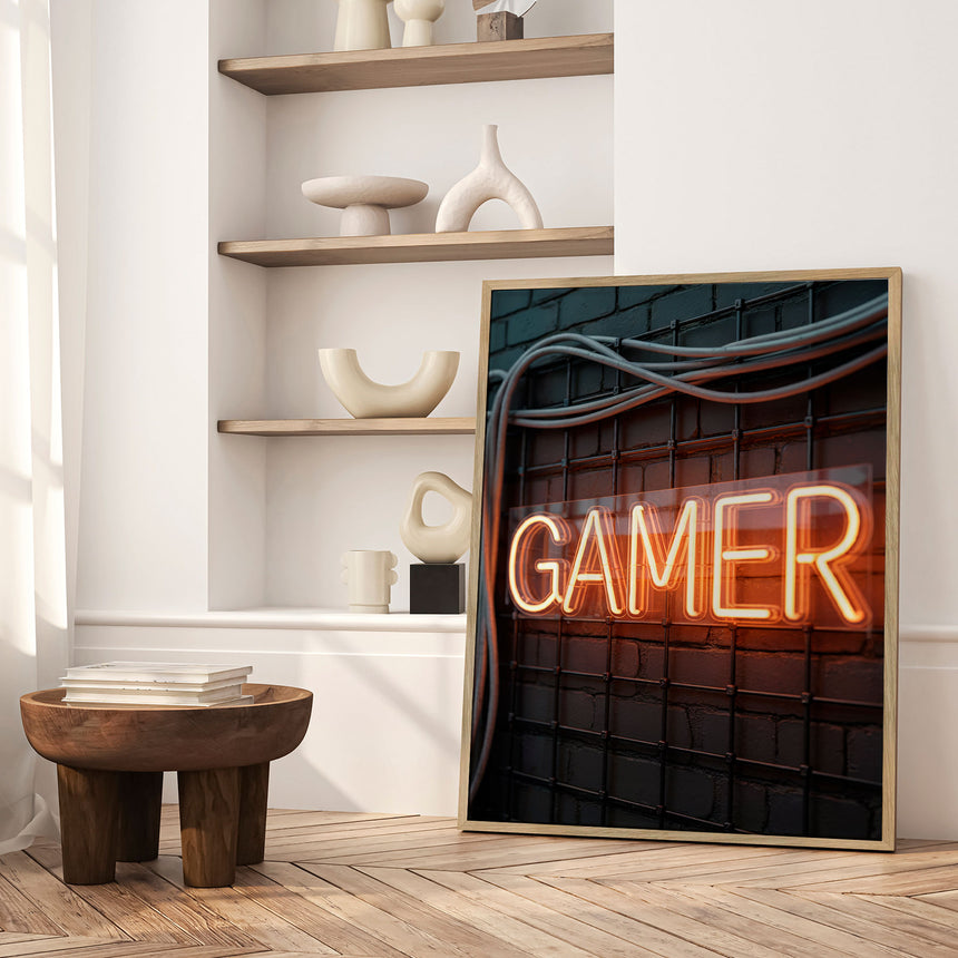 Plakat - Gamer Neon Sign - Andreas Magnusson