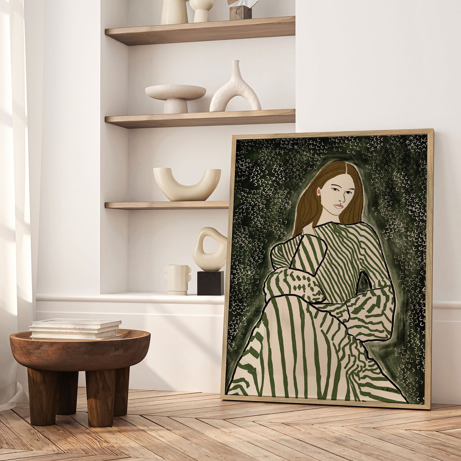 Plakat - Woman Sitting - Sharyn Bursic - Incado