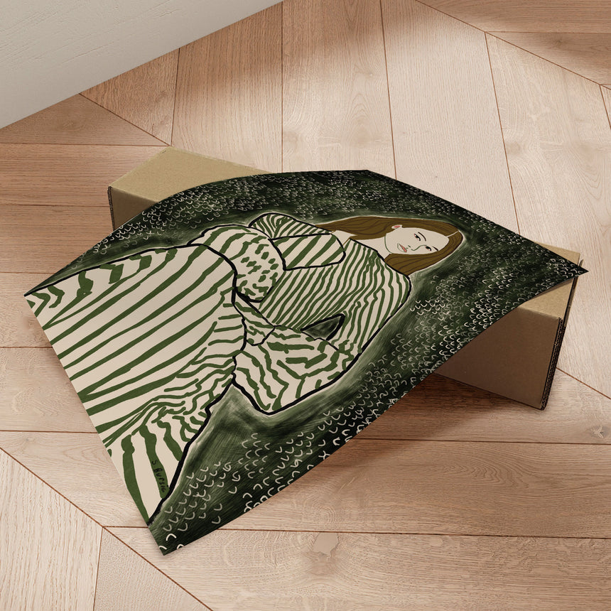 Plakat - Woman Sitting - Sharyn Bursic - Incado