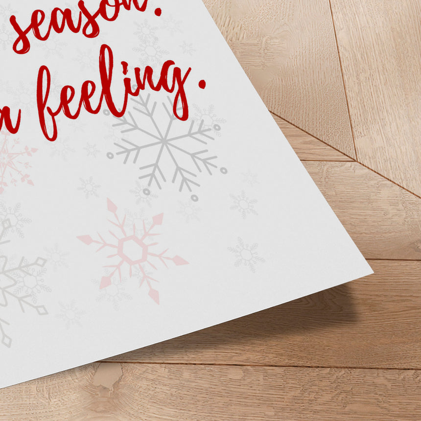 Plakat - Christmas is a Feeling - Kristina N.