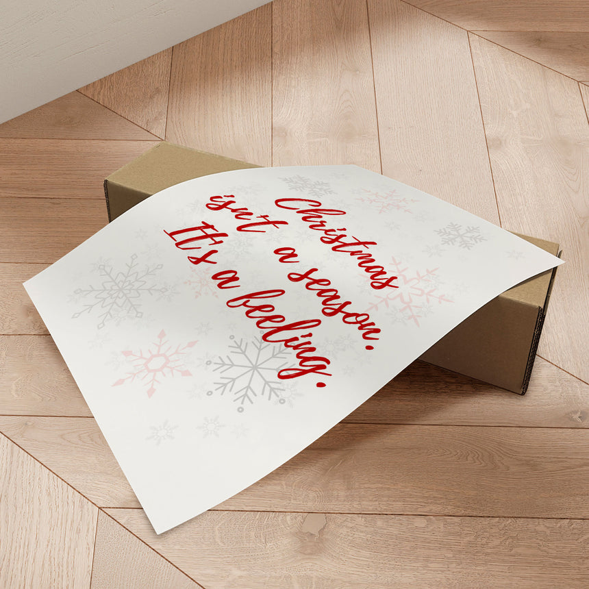 Plakat - Christmas is a Feeling - Kristina N.